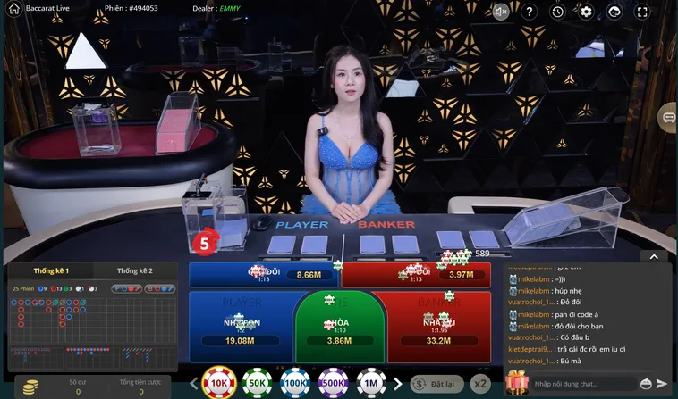 Baccarat Live Tại Bin88 Sảnh Bài Trực Tuyến Đẳng Cấp Thượng Lưu
