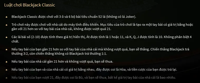 Khám Phá Sảnh Bài BlackJack Tại Bin88 Đỉnh Cao Rinh Quà Khủng Liền Tay