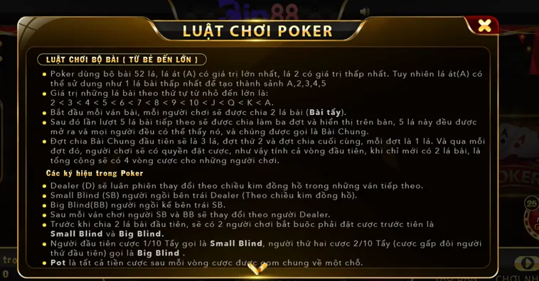 Phân Tích Cấu Trúc Ma Trận Điểm Số Sảnh Bài Poker Tại Bin88