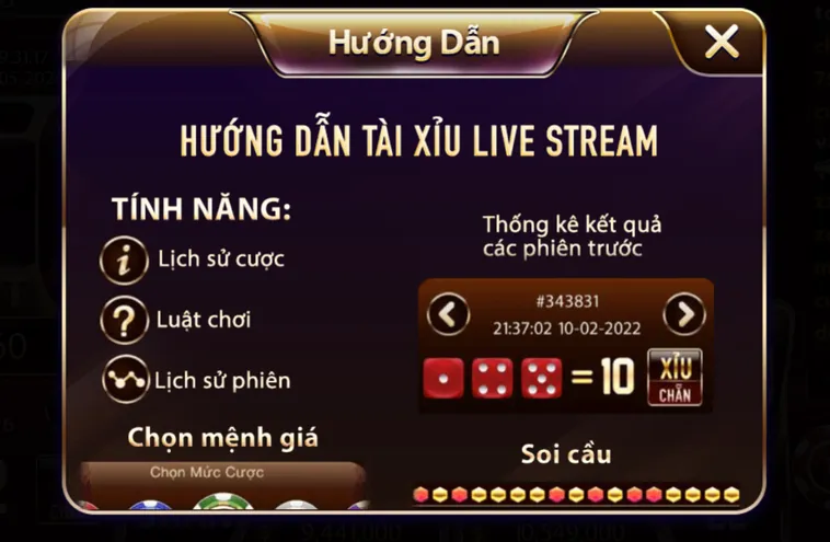 Tài Xỉu Live Bin88 Đấu Trường Tương Tác Trực Tiếp Chinh Phục Ba Viên Xúc Xắc Hoàng Gia