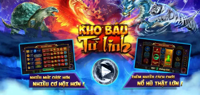 Bắn Cá Tứ Linh Bin88 Không Gian Thần Thoại Chinh Phục Bốn Đại Thần Thú Trăm Tỷ